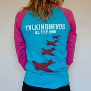 RARE 1980's Vintage Talking Heads Tee S